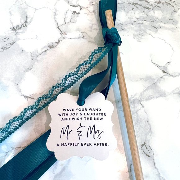 Teal wedding wands (set of 92) - Picture 1 of 2